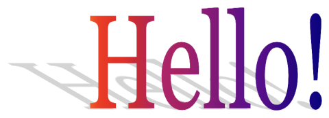 Hello text
